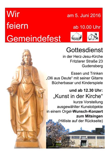 Flyer Gemeindefest 2016